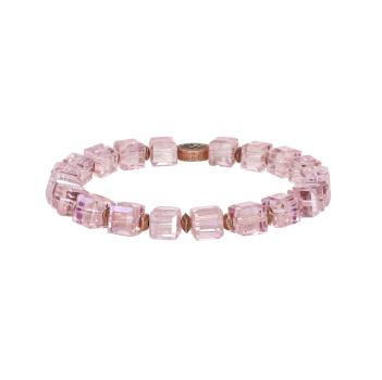 pink vintage rose - Cubes - Armband von Konplott